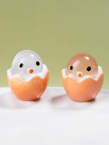 20 件装夜光破蛋树脂 DIY 夜光汽车装饰微型饰品，颜色随机 - 彩色 - 查看 11