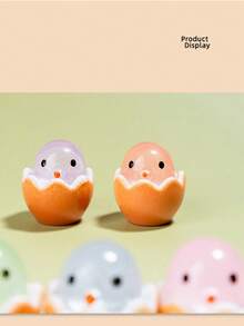 20 件装夜光破蛋树脂 DIY 夜光汽车装饰微型饰品，颜色随机 - 彩色 - 查看 7