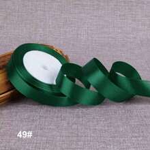1pc Ribbon DIY Handmade Rose Hair Clip, 1cm/2cm Width 22m Length Satin Ribbon, Cake Candy Box Packaging Decoration Ribbon, Wedding Supplies - Multicolor - View 31