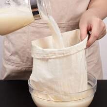 Reusable Cheese Cloth Cheesecloth Bags For Straining Nut Milk Bags Cold Brew Bags Tea Yogurt Coffee Filter Strainers Bag - White - View 3