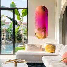 Wall Mounted Mirror, Decorative Iridescent Mirror - Multicolor - View 3