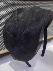 1 件女士头饰头带，打结宽头带，发带时尚发饰茶会头饰，适合女孩和女士 - 彩色 - 查看 4