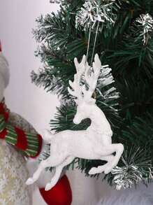 1pc Christmas Tree Decoration - Deer Angel Wing, Birdcage, Hollow White Star Ornament, Creative Holiday Decor Best Gifts Birthday Home Decor Christmas Decorations Room Decor Winter Christmas Decorations Home Christmas Gifts Christmas Decor - Multicolor - View 14