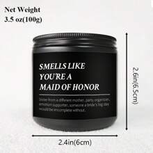 Nến thơm "Mùi hương phù dâu" - Quà tặng phù dâu, quà tặng bạn thân/chị gái, phù dâu danh dự, quà đính hôn, quà cưới, quà tiệc cô dâu, quà tiệc độc thân, trang trí nhà cửa cho đám cưới, quà cảm ơn, quà trang trí phòng, quà sinh nhật, quà tốt nghiệp, món quà vui nhộn hoàn hảo. - Nhiều màu - Xem 16