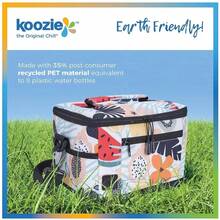 Dual Compartment Cooler Lunch Bag For Women - Large Double Decker Insulated Lunch Box With Removable Shoulder Strap - Resuable Lunch Tote For Work, Travel, Beach, Picnic - 彩色 - 查看 3