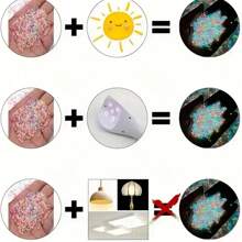 30 gram/hộp Phát sáng trong bóng tối Hạt giống thủy tinh Nhiều màu Hạt phát sáng nhỏ dễ thương Hạt đệm rời để làm đồ trang sức Vòng tay tự làm Vòng cổ Đồ thủ công thủ công - Hạt giống phát sáng - Xem 4