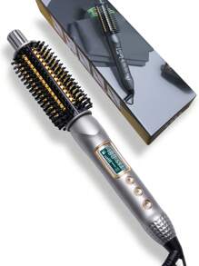 32mm Thermal Brush Anti-Scald Volumizing Brush Heated Round Brush - UK Plug(220-240V) - View 1