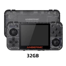 Consola de juegos portátil RG350 con pantalla IPS de 3.5 pulgadas, juegos retro, procesador de doble núcleo, 16G+128G de tarjeta TF, compatible con PS1 - multicolor - Ver 8