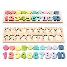 蒙特梭利木制青蛙儿童益智玩具，多功能计数板，带数字、颜色、动物、形状识别、钓鱼配对游戏，亲子互动早教，圣诞节/感恩节/万圣节礼物