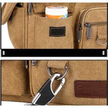 大容量男士户外帆布包、工具包、单肩包、韩版复古休闲包、运动背包、斜挎包 万圣节 圣诞节 冬季 秋季 圣诞礼物 男士包 侧包 男士笔记本电脑礼物 户外 感恩节 旅行钱包 节日收纳包 手提包 运动包 单肩包 沙滩包 健身包 男士礼物 徒步旅行 学生 多功能 便携 时尚休闲 爸爸礼物 男朋友礼物 度假 趣味礼物 男士胸包 男士侧包 挎包 皮包 流浪包 腰包 - 彩色 - 查看 8