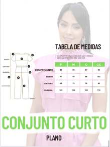 BLOG Women's Corselet Set With Zipper And Cargo Shorts - S9597 - Màu Khaki - Xem 5