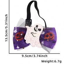 1 Dây Thắt Nơ Cho Thú Cưng Có Thể Điều Chỉnh Theo Chủ Đề Halloween, Thiết Kế Hoạt Hình Cho Chó & Mèo, Polyester Halloween Phụ Kiện Cho Chó Quần Áo Phụ Kiện Thú Cưng - Nhiều màu - Xem 9