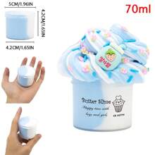 Kit de Slime de Manteiga de Chá Bubble Tea Fofo para Crianças, Lembrancinhas de Festa Slime Elástico, Não Grudento, Colorido e Perfumado, Brinquedo Anti-Estresse para Presentes de Meninos e Meninas, Fidgets para Crianças, Slime, Kit de Slime > Argila, Slime de Mel, Slime Roxo, Slime para Meninas, Rosa, Cuidados com a Pele para Crianças, Slime Elástico, Slime > Nuvem