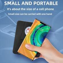 Mini Portable Air Compressor Pump For Bicycle/Car/Motorcycle Tire Inflator, Emergency Use - Black - View 5