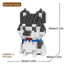 Pet Dog Cute Border Collie Corgi Teddy Toy Building Blocks Gift Ornaments Room Decoration,Border Collie,Corgi,Building Blocks,Mini Schnauzer,Cavalier Dog - SCB8841 - View 17