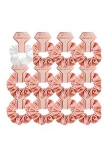 1包/12包伴娘求婚礼物伴娘发圈发带单身派对礼物伴娘婚礼派对礼物 - 拥有和扎起你的头发 - 香檳色 - 查看 8