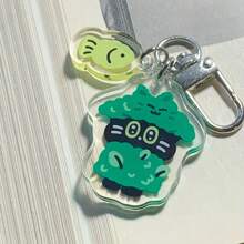 4 chiếc móc khóa ba lô hình mèo đen nhỏ đáng yêu bằng acrylic, quà tặng đáng yêu cho phụ kiện xe hơi túi xách cho bé gái - Nhiều màu - Xem 10
