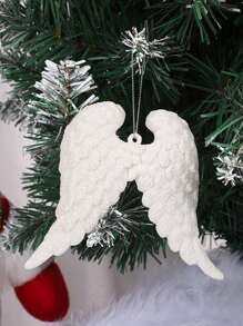 1pc Christmas Tree Decoration - Deer Angel Wing, Birdcage, Hollow White Star Ornament, Creative Holiday Decor Best Gifts Birthday Home Decor Christmas Decorations Room Decor Winter Christmas Decorations Home Christmas Gifts Christmas Decor - Multicolor - View 13