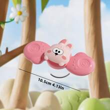 多种尺寸包装可供选择，吸盘旋转玩具，吸力强大，旋转持久，适合 18 个月以上婴儿的旋转玩具，婴儿和幼儿感官和早期教育玩具，是男孩和女孩的完美生日礼物 - 彩色 - 查看 18