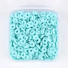 500pcs/Box 6mm Flat Round Polymer Clay Beads Box Set Chip Disk Loose Spacer Handmade Beads For Diy Bohemia Jewelry Making - 500pcs/box Polymer Clay Beads - View 23