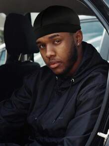 2pcs Unisex Classic Solid Color Soft Elastic Breathable Golf Visor Cap, Flexible Beanie Hat - 2 Pcs Black - View 3