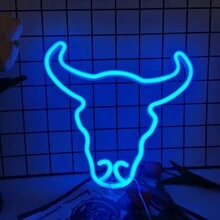 1 件 LED 霓虹灯标志，电池/USB 供电，墙壁或桌面装饰，适用于房间、家庭和夏季节日派对、卧室装饰、婚礼、派对、生日礼物（不含电池） - 多色 - 查看 14