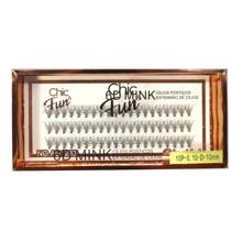 Chic & Fun Individual Eyelashes - 黑色 - 查看 3