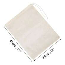 Reusable Cheese Cloth Cheesecloth Bags For Straining Nut Milk Bags Cold Brew Bags Tea Yogurt Coffee Filter Strainers Bag - White - View 15