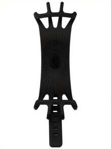 1 Stück 360 Grad drehbarer Silikon Handyhalter Halterung für Fahrrad und E-Bike - Schwarz - Übersicht 10