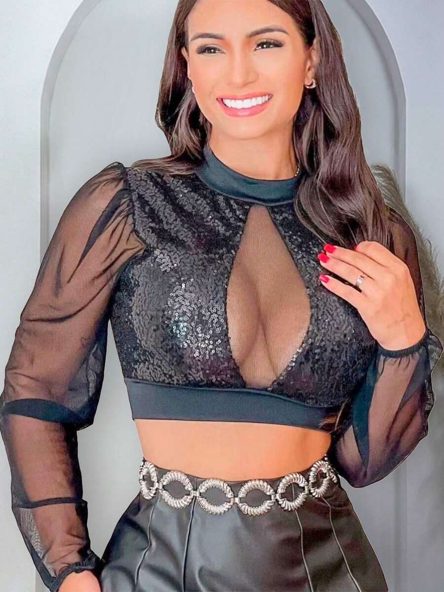 Swisz Women Tops - màu đen - Xem 1