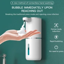 P11 Automatic Inductive Soap Dispenser Foam Washing Phone Smart Hand Washing Soap Dispenser Washing - White - View 3