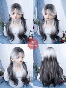 alicegarden 1 Synthetic Heat-Resistant .Long Natural Wave Hair, With Bangs ,Multi Color 26 Inch ,Daily Natural, Smooth And Realistic Wig(Excluding Accessories) - Multicolor - View 10