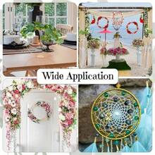 1pc/5pcs /10pcs 4 Sizes Metal Floral Hoop Wreath Macrame Silvery Hoop Rings For DIY Floral Macrame Hoop, Wedding Decorations, Dream Catcher And Wall Hanging Crafts, Valentine Day, Gift Gifts Birthday Graduation
