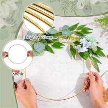 1pc/5pcs /10pcs 4 Sizes Metal Floral Hoop Wreath Macrame Silvery Hoop Rings For DIY Floral Macrame Hoop, Wedding Decorations, Dream Catcher And Wall Hanging Crafts, Valentine Day, Gift Gifts Birthday Graduation