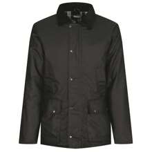 Regatta Mens Pensford Waxed Jacket (Black) - Black - View 1