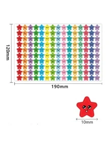 1st Halloween Party Gezicht Decal Stickers – Diverse Kleurrijke Decoratieve Stickers Voor Griezelig En Feestelijk Plezier (Perfect Voor Feesten En Seizoensdecoratie)