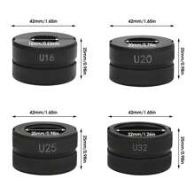 kangten 4Set* Rohrdrücker Backen U16/20/25/32 Pressbacken Für Rohr-Crimpzange U-Modell,Anwendbar in den Bereichen elektrische Energie, Kommunikation, Verkehr usw