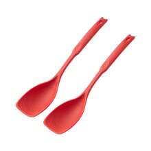 Keidason Cuchara de cocina, herramientas y utensilios de cocina, cuchara de silicona para servir, raspar y mezclar, resistente al calor y a las manchas, apta para lavavajillas - cuchara de cocina - Ver 15