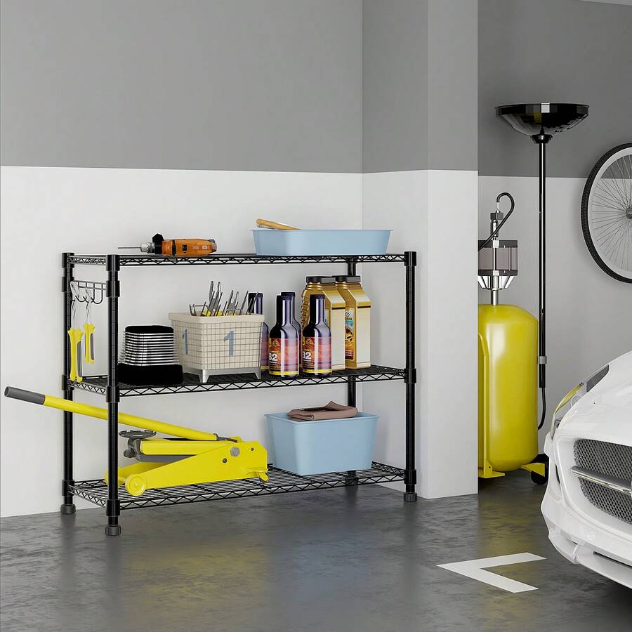 6Tier Disassembly And Free Assembly NSFCertified Steel Wire Shelving