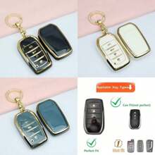 For Toyota Key Fob Cover For Toyota Key Fob Case Fit For 2019-2024 For Venza, For RAV4 Prime, For Land Cruiser, For Fortuner, For Grand For Highlander, For Corolla Cross, For Hilux - With Horseshoe Buckle 5 - View 9