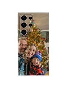 1pc Customized Name Black Phone Case Compatible With Apple 15 Pro Max, 17 Pro Max, 17 Air, S24 Ultra, And Other Android Phones