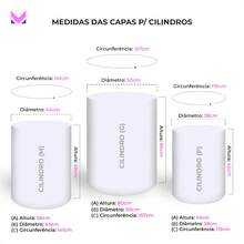 Trio Kit Sublimated Cylinder Decorative Covers Party And Birthday Decoration Various Themes Halloween Party Dark Fantasy Suspense Fear - Vỏ xi lanh 1811 - Xem 2