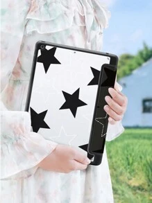 Star Case Compatible With IPad 10.2 Inch 2021/2020 IPad 9th/8th Generation, Tab Cover,With Pen Holder,Supports Automatic Sleep/Wake Lid