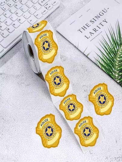 500 piezas Etiquetas de identificación con pegatinas, pegatinas para fiestas de cumpleaños, suministros para scrapbooking, papelería, pegatinas divertidas