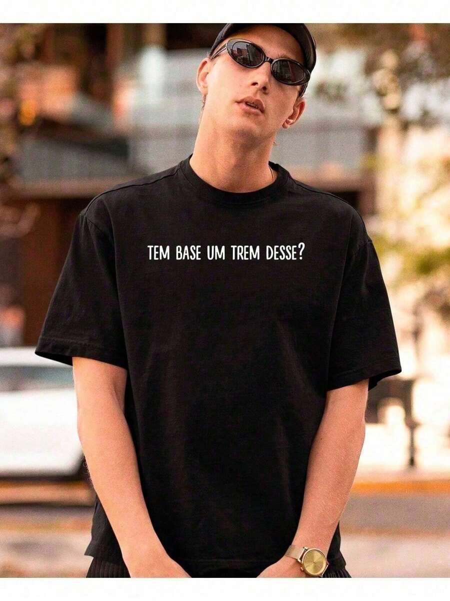 Basic Mineira T-Shirt Is Based On A Train From This Phrase From Minas Caipira - màu đen - Xem 1