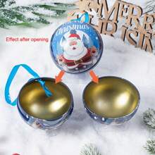 Christmas Candy Box, Decorative Ornament,  Ball, Creative Hanging Iron Ball, Christmas Supplies Ornament, Christmas Tree Decorations