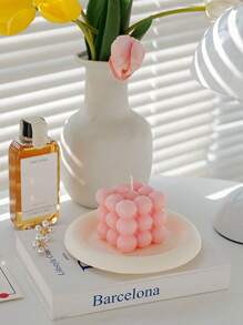1pc Creative Ball-Shaped Soy Wax Aromatherapy Candle, High-End Wedding Favor Gift, Handmade Decorative Aromatherapy Candle, Home Fragrance Candle Decoration,Room Decor,