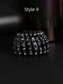 1个鸟巢发髻造型器,发饰,发夹,发圈,发髻定型器,带水钻装饰马尾夹,快速造型工具,易于使用的发髻造型器,适合初学者、学生、女孩和女性,适用于节日、派对、音乐节、秋季、旅行、美发工具、发饰、秋季、美发配件、旅行、女士美发配件、女士发饰、美发工具、发饰、美妆配件、礼物、旅行、送给女性的礼物、美妆配件、圣诞礼物、圣诞礼物、送给女性的圣诞礼物、成人圣诞礼物、成人圣诞礼物、美妆配件、成人圣诞礼物、成人发饰、成人发饰、成人发饰、礼物创意、美妆圣诞礼物、送给女性的礼物、优雅爪夹 - 彩色 - 查看 22