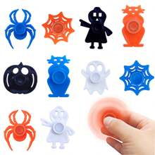 Halloween Decoration 3pcs/6pcs Multicolor Halloween Design Fidget Spinners, Stress Relief, Cute Halloween Toys - Multi-color Random Delivery - View 8