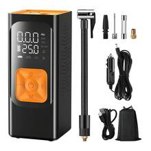 Máy bơm hơi lốp xe đạp di động 12V, máy bơm không khí lốp ô tô kỹ thuật số 150PSI có đồng hồ đo áp suất cho ô tô, xe máy, xe đạp, bóng và các loại bơm hơi khác - màu đen - Xem 2